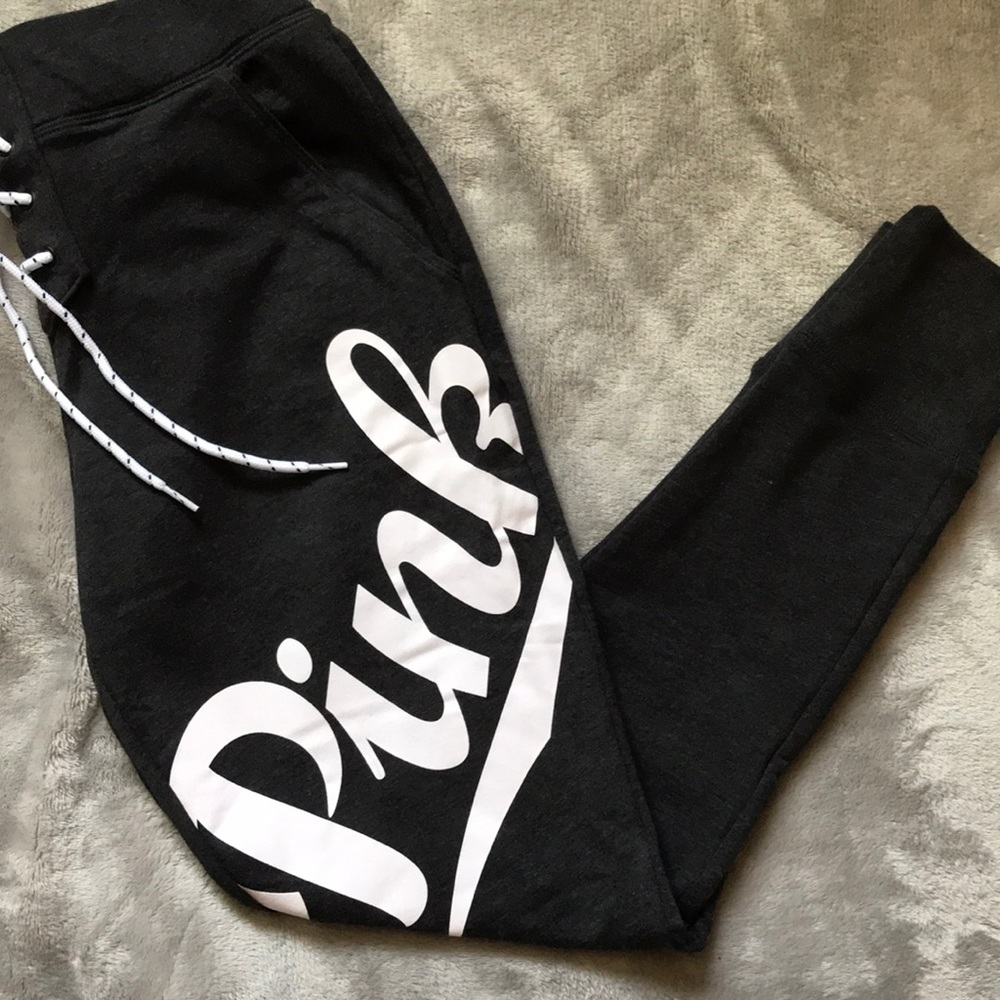 PINK skinny collegiate pant